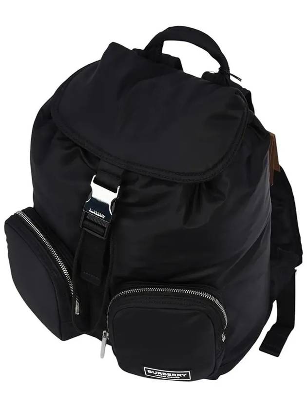 Nylon Backpack Black - BURBERRY - BALAAN 6