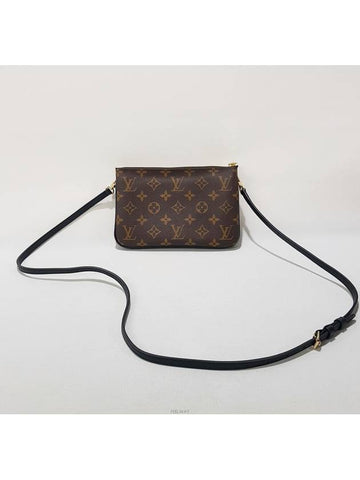 M69203 Monogram Canvas Double Zip Pochette Mini Cross Bag - LOUIS VUITTON - BALAAN 1