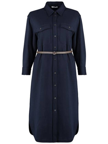 Peserico Belted Shirtdress - PESERICO - BALAAN 1