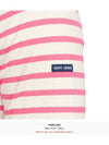 Minquiers Modern Stripe Long Sleeve T-Shirt White Pink - SAINT JAMES - BALAAN 7