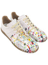 Men's Replica German Army Paint Low Top Sneakers White - MAISON MARGIELA - BALAAN 2