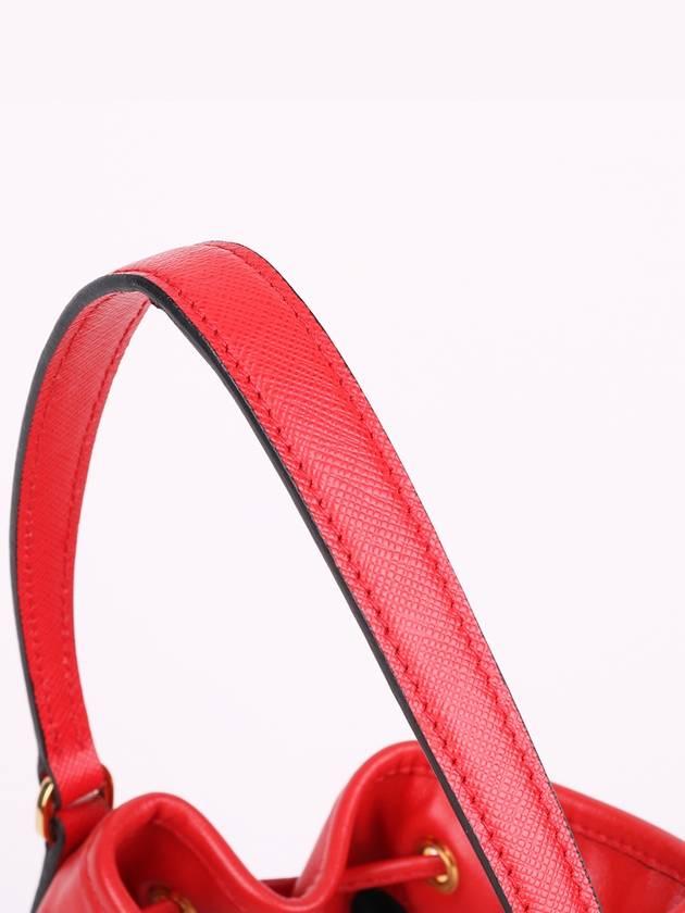 Duet small red bucket cross bag 1BH038 - PRADA - BALAAN 4