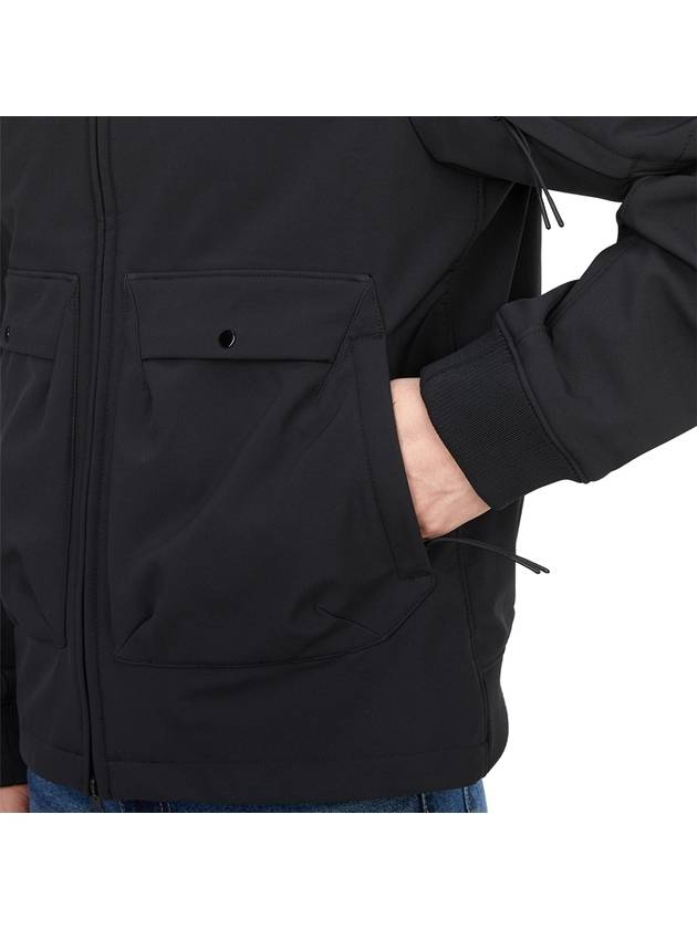 Shell R Bomber Jacket Black - CP COMPANY - BALAAN 10