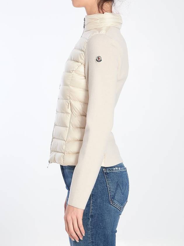 Padded Jacket With Knit Back - MONCLER - BALAAN 3