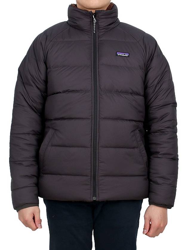 Silent Reversible Fleece Down Jacket Ink Black - PATAGONIA - BALAAN 3