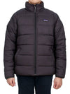 Silent Reversible Fleece Down Jacket Ink Black - PATAGONIA - BALAAN 3