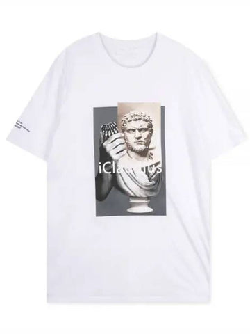 Men s Claudius White Short Sleeve T Shirt 1156298 - NEIL BARRETT - BALAAN 1