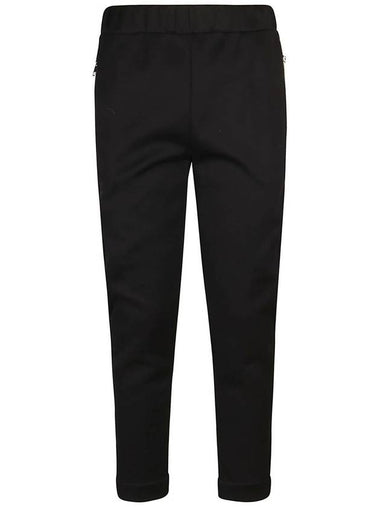 Alexander McQueen Black Cotton Blend Trousers - ALEXANDER MCQUEEN - BALAAN 1