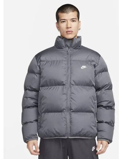 NSW Padded Jacket Iron Gray Asia - NIKE - BALAAN 2