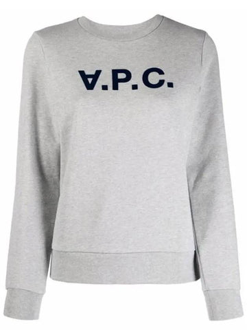 VPC Logo Sweatshirt Grey - A.P.C. - BALAAN 1