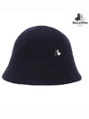 Women s Knit Bucket Hat 8502LXAK NAVY - BLACK&WHITE - BALAAN 1