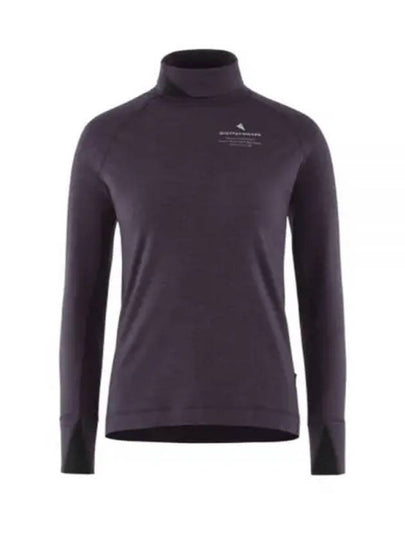 Women's Fafne Turtleneck Long Sleeve Grape - KLATTERMUSEN - BALAAN 2