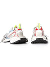 3XL Leather Low Top Sneakers White Red Blue - BALENCIAGA - BALAAN 7