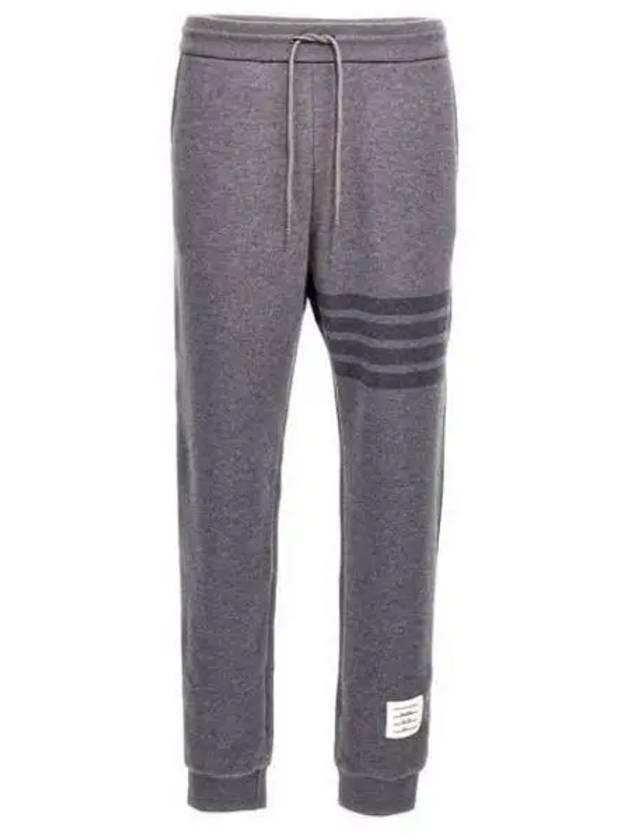 4 Bar Loopback Wool Track Pants Light Grey - THOM BROWNE - BALAAN 2