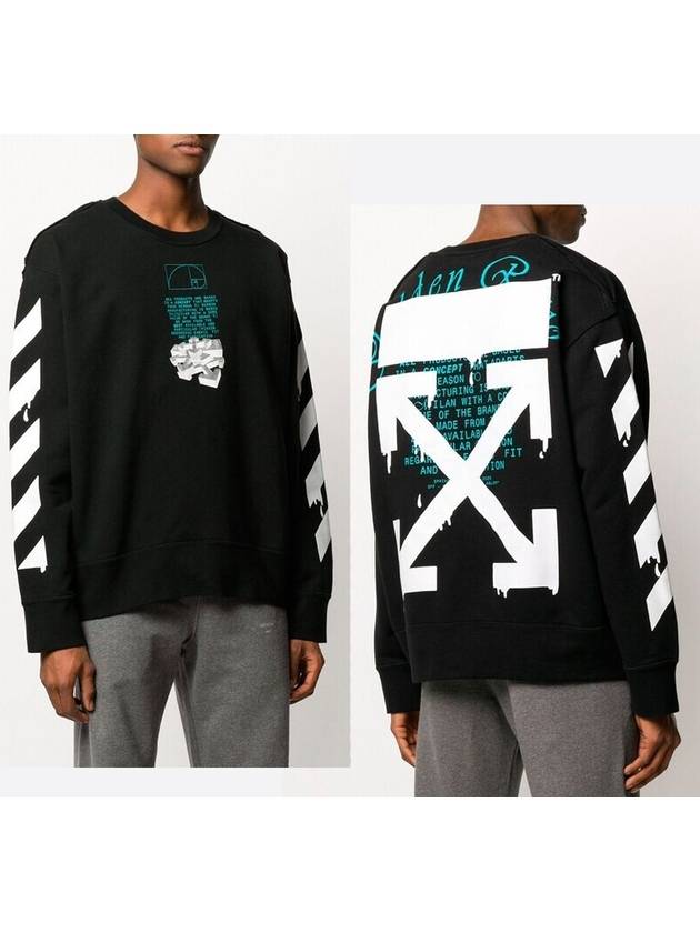 Dripping Arrow Sweatshirt XL - OFF WHITE - BALAAN 7