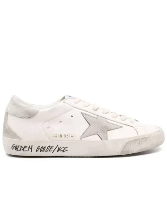 Super Star Suede Leather Low Top Sneaker White - GOLDEN GOOSE - BALAAN 2