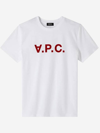 VPC Logo Organic Cotton Short Sleeve T-Shirt White - A.P.C. - BALAAN 2