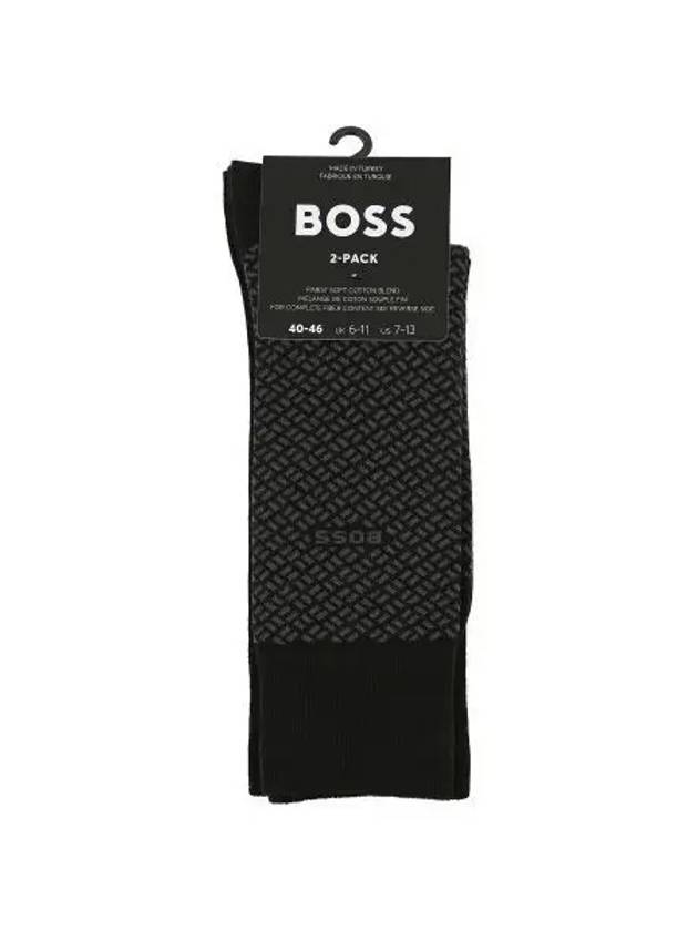 Soft cotton socks 2 pack 50509436 001 - BOSS - BALAAN 1