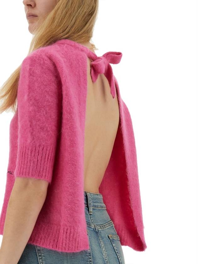 Sweater K2128072 Fucsia - GANNI - BALAAN 4