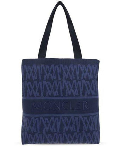 Knit Tote Bag Navy - MONCLER - BALAAN 2