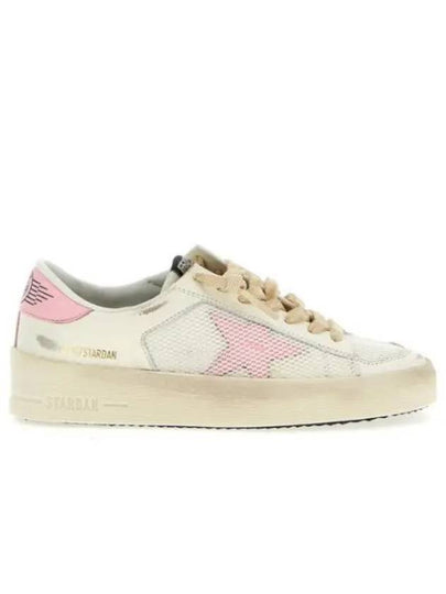 Star Dan Mesh Leather Low Top Sneakers White - GOLDEN GOOSE - BALAAN 2