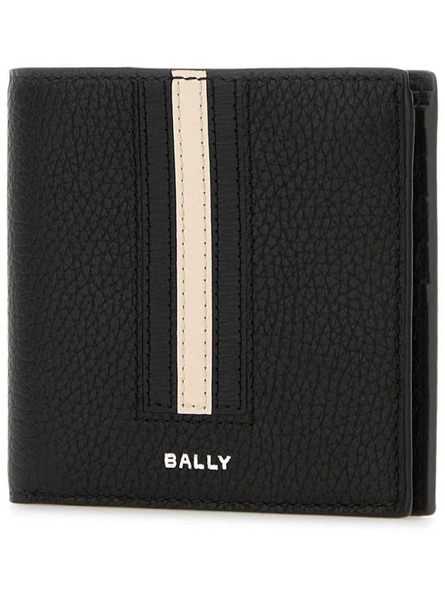 logo bifold wallet black - BALLY - BALAAN 3