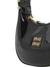 Patent Leather Hobo Shoulder Bag Black - MIU MIU - BALAAN 5