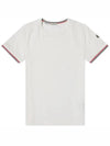 crew neck cotton short sleeve t-shirt white - MONCLER - BALAAN 2