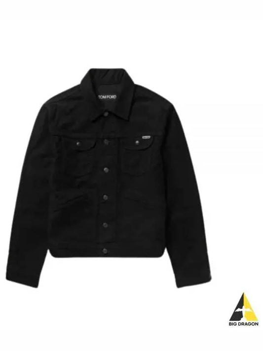 Washing Trucker Jacket Black - TOM FORD - BALAAN 2