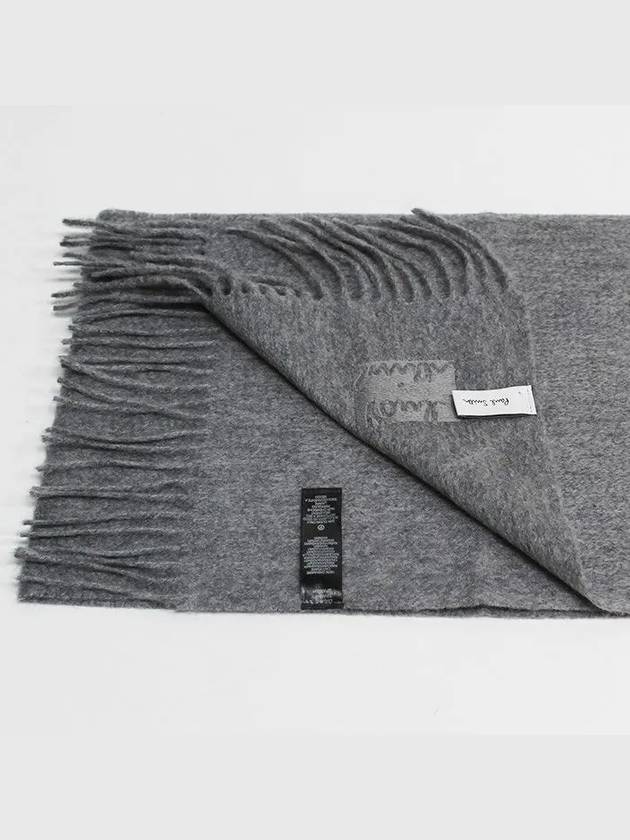 Logo embroidered cashmere scarf M1A150KN163 - PAUL SMITH - BALAAN 4