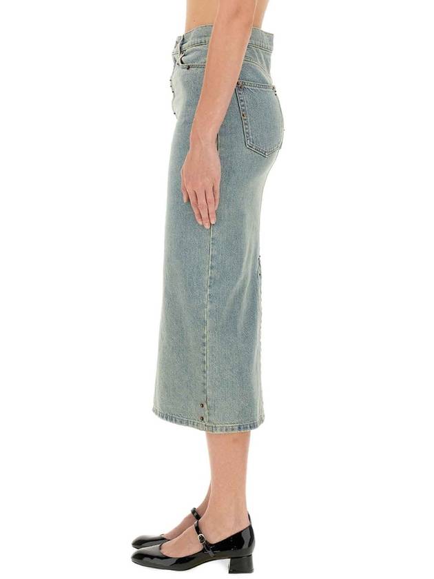 DENIM SKIRT - MOSCHINO - BALAAN 4