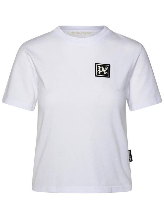 Short Sleeve T-Shirt PWAA044 R24JER0020110 WHITE - PALM ANGELS - BALAAN 2