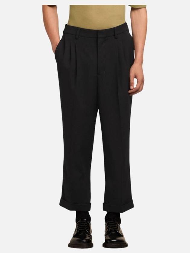 Carrot Fit Straight Pants Black - AMI - BALAAN 1