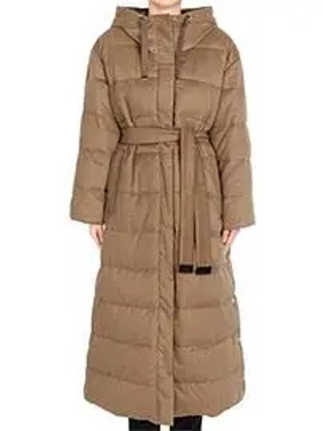 Camel David Reversible Wool Hooded Goose Down Jacket 001 - MAX MARA - BALAAN 5