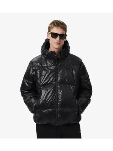 Men s Glossy Down Puffer Black - LACOSTE - BALAAN 1