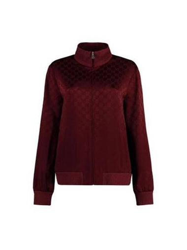 GG Jacquard Zip Up Jacket Red - GUCCI - BALAAN 1