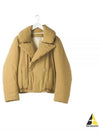 Double-Breasted Puffer Jacket Ochre Khaki - LEMAIRE - BALAAN 2