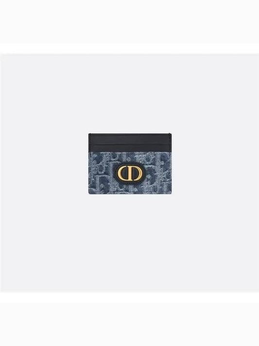 30 Montaine 5 Slot Card Wallet Oblique S2152UDCE - DIOR - BALAAN 1