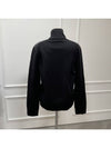 Padded Wool Cardigan Black - MONCLER - BALAAN 5