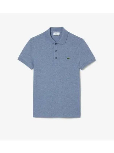 Men s Slim Fit Basic Polo Indigo Blue - LACOSTE - BALAAN 1