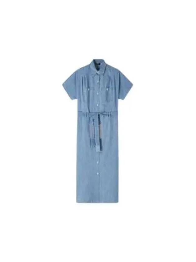 New Drew Long Dress Pale Blue - A.P.C. - BALAAN 2