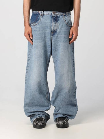 Jeans Balmain in denim - BALMAIN - BALAAN 1