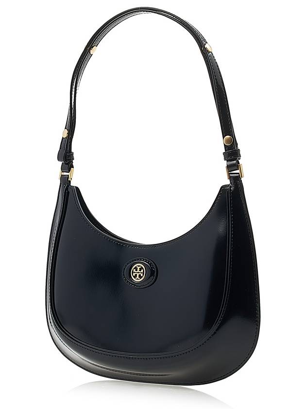 Convertible Crescent Shoulder Bag Black - TORY BURCH - BALAAN 3