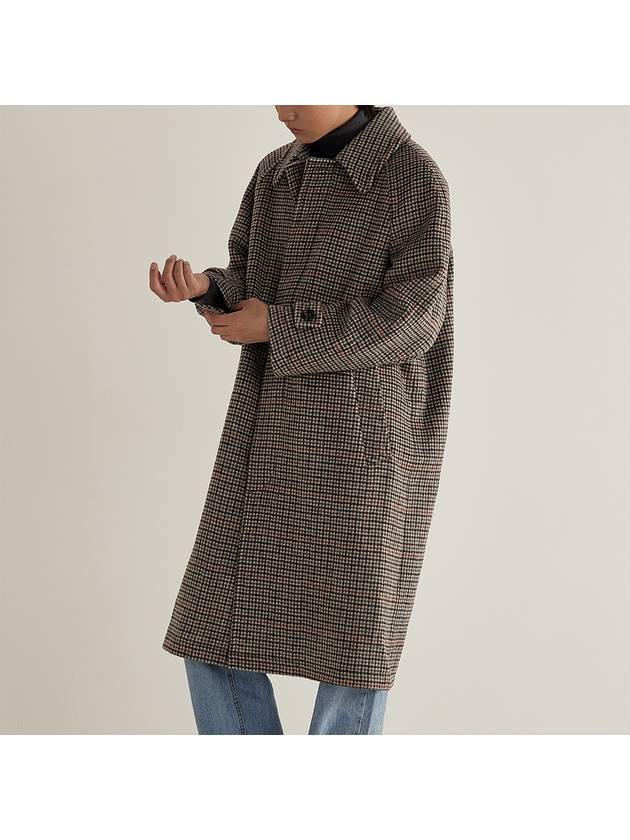 Vintage Kensington Check Wool Over Balmacan Double Coat - TRADCLUB - BALAAN 3