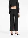 Wool Mohair Straight Pants Black - GUCCI - BALAAN 7