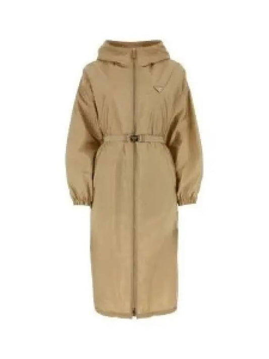 24 292171 SOOO 1WQ9 F0065 Light Re Nylon Raincoat 1245168 - PRADA - BALAAN 1