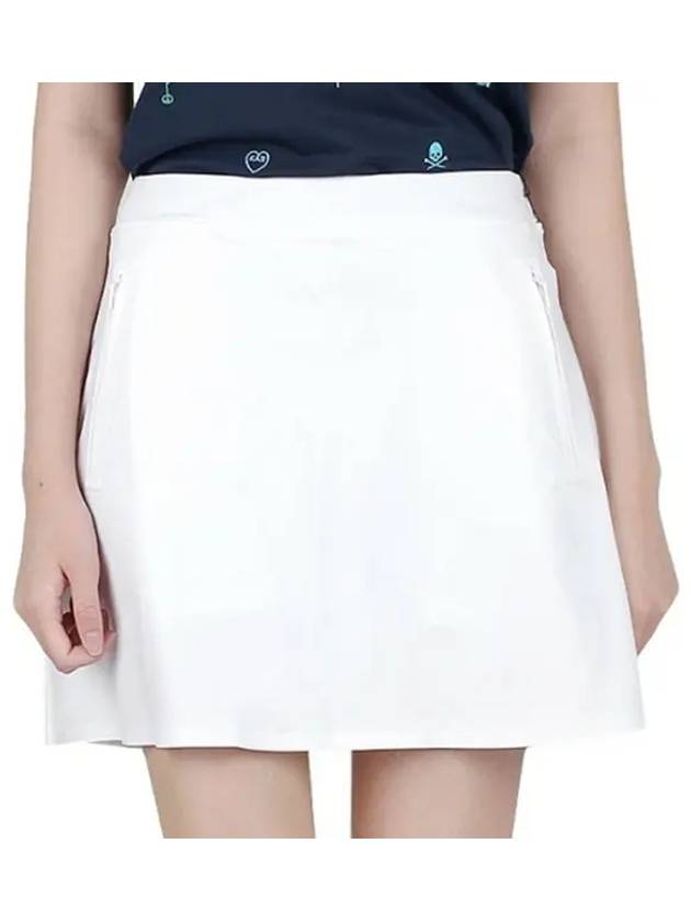 Women's Effortless A-Line Skirt White - G/FORE - BALAAN 3