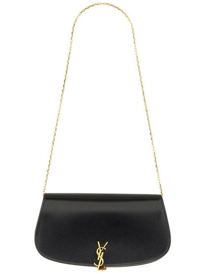 Voltaire Shoulder Bag Black - SAINT LAURENT - BALAAN 2