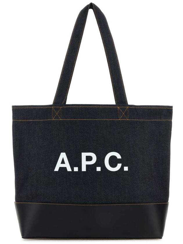 Axel Denim Tote Bag Navy - A.P.C. - BALAAN 2