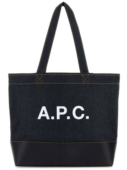 Axel Denim Tote Bag Navy - A.P.C. - BALAAN 2